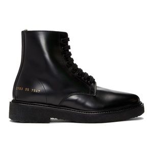 Woman by Common Projects Black Combat Boots